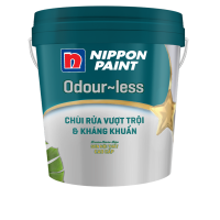 Sơn nội thất Nippon Odour-less Chùi Rửa Vượt Trội và Kháng Khuẩn 15L